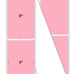 Fanfolded - 3 X 5 Premium Paper Thermal Transfer Label - PMS 1767 Pink 1767 - Permanent