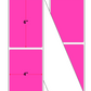 Fanfolded - 4 X 6 Premium Paper Direct Thermal Label - FL Pink 806 - Permanent