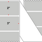 Fanfolded - 3 X 2 Premium Paper Direct Thermal Label - PMS Cool Gray (Light) Gray Light - Permanent