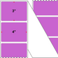 Fanfolded - 4 X 3 Premium Paper Direct Thermal Label - PMS 252 Light Purple 252 - Permanent