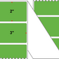 Fanfolded - 3 X 2 Premium Paper Direct Thermal Label - PMS 368 Medium Green/Yellow 368 - Permanent