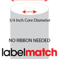 4 X 2 Economy Paper Direct Thermal Label - Perforated - White - 2.6" Roll - Permanent