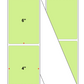 Fanfolded - 4 X 6 Premium Paper Thermal Transfer Label - PMS 372 Light Yellow/Green 372 - Permanent
