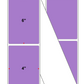 Fanfolded - 4 X 6 Premium Paper Direct Thermal Label - PMS 2577 Light Violet 2577 - Permanent