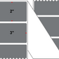 Fanfolded - 3 X 2 Premium Paper Thermal Transfer Label - PMS Cool Gray 9 (Very Dark) Gray 9 - Permanent