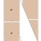 Fanfolded - 4 X 6 Premium Paper Thermal Transfer Label - PMS 4675 Tan 4675 - Permanent