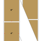 Fanfolded - 4 X 6 Premium Paper Thermal Transfer Label - PMS 465 Cardboard Brown 465 - Permanent