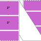 Fanfolded - 3 X 2 Premium Paper Thermal Transfer Label - PMS 252 Light Purple 252 - Permanent