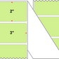 Fanfolded - 3 X 2 Premium Paper Thermal Transfer Label - PMS 372 Light Yellow/Green 372 - Permanent