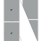 Fanfolded - 4 X 6 Premium Paper Thermal Transfer Label - PMS 422 Gray (Medium) 422 - Permanent