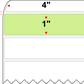 4 X 1 Premium Paper Direct Thermal Label - Perforated - PMS 372 Light Yellow/Green 372 - 4" Roll - Permanent