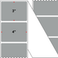Fanfolded - 4 X 3 Premium Paper Direct Thermal Label - PMS 422 Gray (Medium) 422 - Permanent