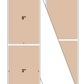 Fanfolded - 3 X 5 Premium Paper Direct Thermal Label - PMS 4675 Tan 4675 - Permanent