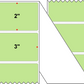 Fanfolded - 3 X 2 Premium Paper Direct Thermal Label - PMS 365 Light Green/Yellow 365 - Permanent