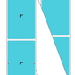 Fanfolded - 3 X 5 Premium Paper Thermal Transfer Label - PMS 3105 Light Aqua 3105 - Permanent