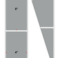 Fanfolded - 4 X 8 Premium Paper Direct Thermal Label - PMS 422 Gray (Medium) 422 - Permanent