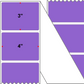 Fanfolded - 4 X 3 Premium Paper Direct Thermal Label - PMS 265 Medium Violet 265 - Permanent
