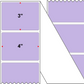 Fanfolded - 4 X 3 Premium Paper Direct Thermal Label - PMS 2635 Lavender/Light Purple 2635 - Permanent