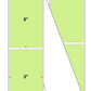 Fanfolded - 3 X 5 Premium Paper Thermal Transfer Label - PMS 372 Light Yellow/Green 372 - Permanent