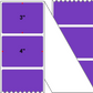 Fanfolded - 4 X 3 Premium Paper Thermal Transfer Label - PMS 266 Violet 266 - Permanent