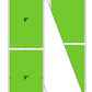 Fanfolded - 3 X 5 Premium Paper Thermal Transfer Label - PMS 375 Yellow/Green 375 - Permanent