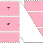 Fanfolded - 3 X 2 Premium Paper Direct Thermal Label - PMS 1767 Pink 1767 - Permanent