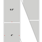 Fanfolded - 4 X 6.5 Premium Paper Direct Thermal Label - PMS Cool Gray 2 Cool Gray 2 - Permanent