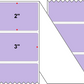 Fanfolded - 3 X 2 Premium Paper Direct Thermal Label - PMS 2635 Lavender/Light Purple 2635 - Permanent