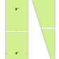 Fanfolded - 4 X 8 Premium Paper Direct Thermal Label - PMS 372 Light Yellow/Green 372 - Permanent