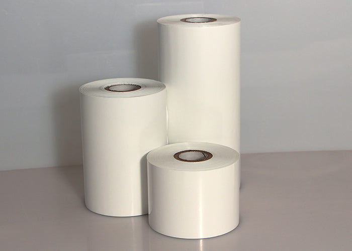 18100142-6 - Thermal Transfer Ribbon - 3.26 in X 984 ft - TR3370 High Opacity White Resin - White - Genuine DNP