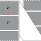 Fanfolded - 3 X 2 Premium Paper Direct Thermal Label - PMS Cool Gray 7 (Dark) Gray 7 - Permanent