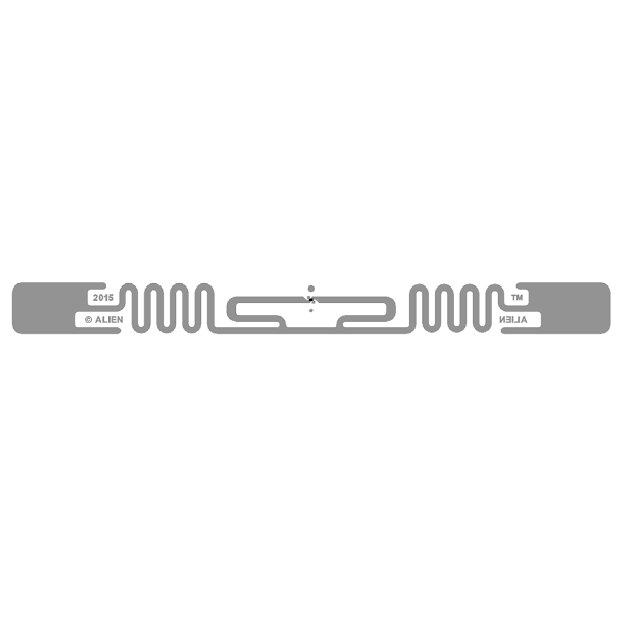 4 X 2 Thermal Transfer RFID Label | Alien Squiggle - ALN-9840 | RFT-4-2-ALN9840-2500-3