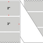 Fanfolded - 3 X 2 Premium Paper Thermal Transfer Label - PMS Cool Gray 2 Cool Gray 2 - Permanent
