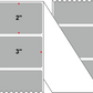 Fanfolded - 3 X 2 Premium Paper Thermal Transfer Label - PMS Cool Gray 5 (Medium) Gray 5 - Permanent