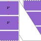 Fanfolded - 3 X 2 Premium Paper Thermal Transfer Label - PMS 265 Medium Violet 265 - Permanent