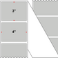 Fanfolded - 4 X 3 Premium Paper Thermal Transfer Label - PMS Cool Gray (Light) Gray Light - Permanent