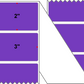 Fanfolded - 3 X 2 Premium Paper Thermal Transfer Label - PMS 266 Violet 266 - Permanent