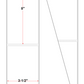 Fanfolded - 3.5 X 8 Premium Paper Thermal Transfer LabelWhite - Permanent