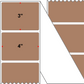 Fanfolded - 4 X 3 Premium Paper Thermal Transfer Label - PMS 479 Brown 479 - Permanent