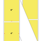 Fanfolded - 4 X 6 Premium Paper Direct Thermal Label - PMS 100 Light Yellow 100 - Permanent