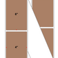 Fanfolded - 4 X 6 Premium Paper Thermal Transfer Label - PMS 479 Brown 479 - Permanent