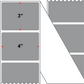 Fanfolded - 4 X 3 Premium Paper Thermal Transfer Label - PMS Cool Gray 7 (Dark) Gray 7 - Permanent