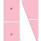 Fanfolded - 3 X 5 Premium Paper Direct Thermal Label - PMS 182 Pink 182 - Permanent