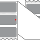 Fanfolded - 4 X 1 Premium Paper Thermal Transfer Label - PMS Cool Gray 7 (Dark) Gray 7 - Permanent