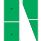 Fanfolded - 3 X 5 Premium Paper Thermal Transfer Label - PMS 354 Green 354 - Permanent