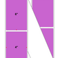 Fanfolded - 4 X 6 Premium Paper Thermal Transfer Label - PMS 252 Light Purple 252 - Permanent