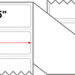 Fanfolded - 4 X 1 1/5 Premium Paper Thermal Transfer LabelWhite - Permanent - Labelmatch