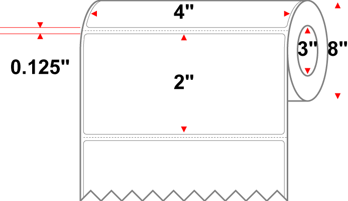 RFID Zebra R 110xi3 & R170xi Alien Squiggle- ALN-9640 4" X 2" Thermal Transfer-RFT-4-2-AL1,2-ZEB-3 - Labelmatch